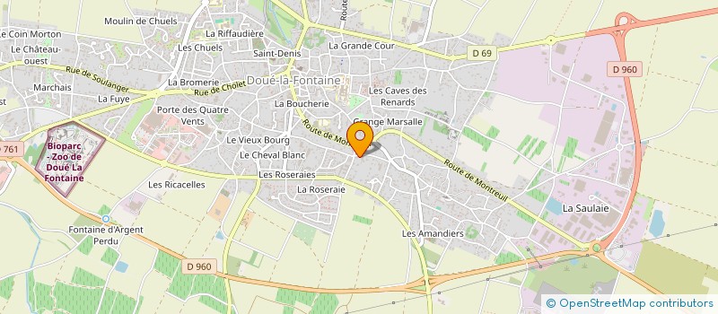 localisation de l'entreprise STRATEGITES  DOUE-EN-ANJOU