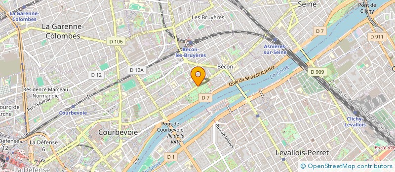 localisation de l'entreprise STRATEGIZE CONSULTING à COURBEVOIE