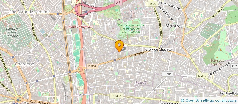 localisation de l'entreprise STRATEGY & TECHNICAL SYSTEMS - STS à MONTREUIL