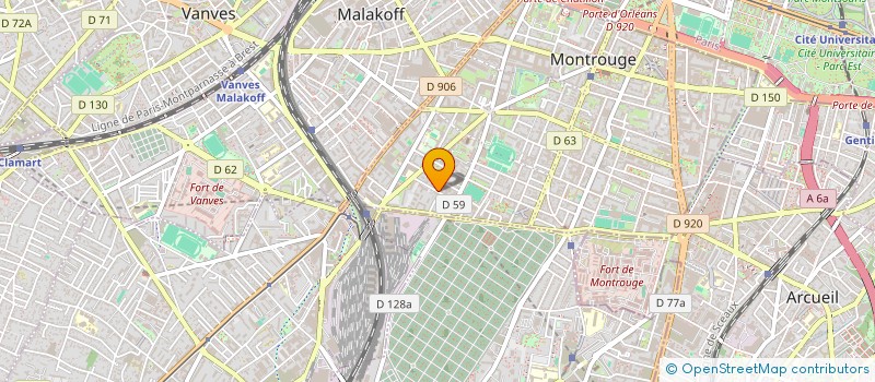 localisation de l'entreprise STRATEGYX  MONTROUGE