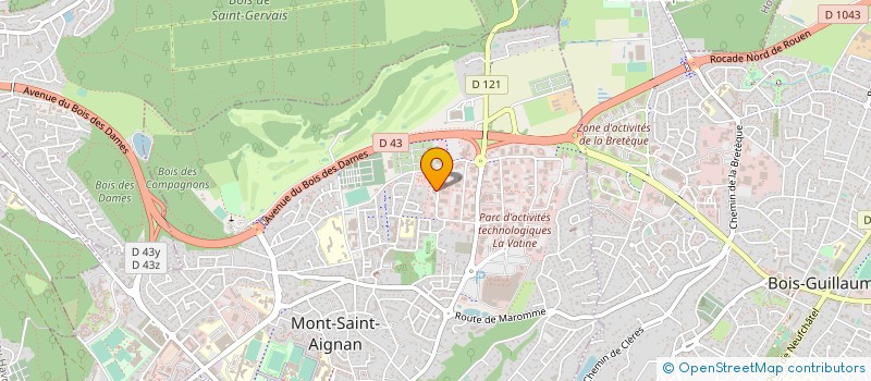 localisation de l'entreprise STRATEINE EXPERTISE COMPTABLE à MONT-SAINT-AIGNAN