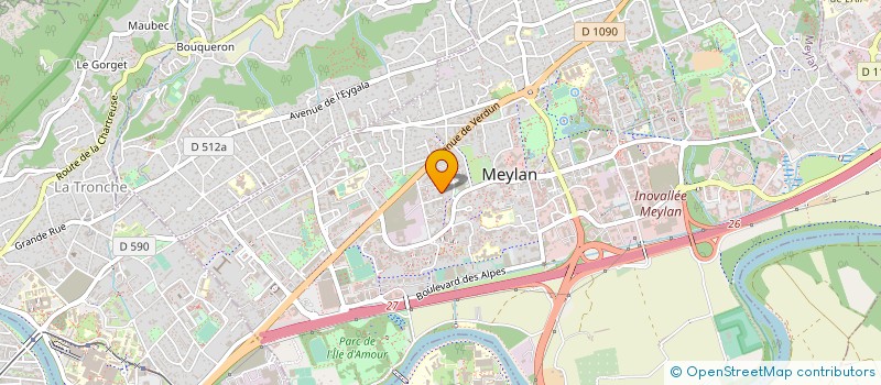 localisation de l'entreprise STRATELIA SA  MEYLAN