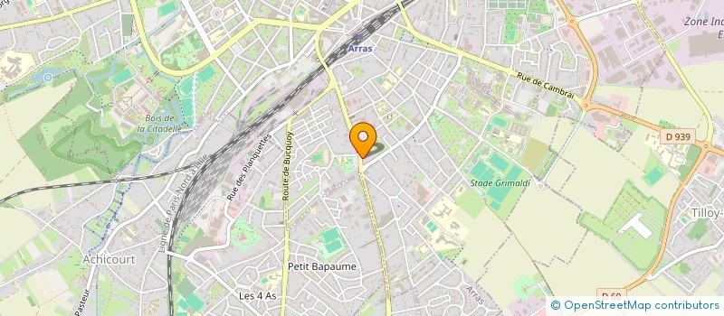 localisation de l'entreprise STRATEMIS à ARRAS