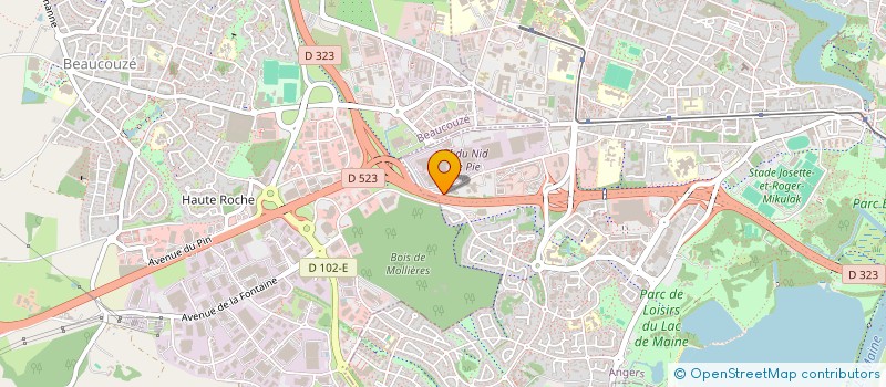 localisation de l'entreprise STRATEX  ANGERS