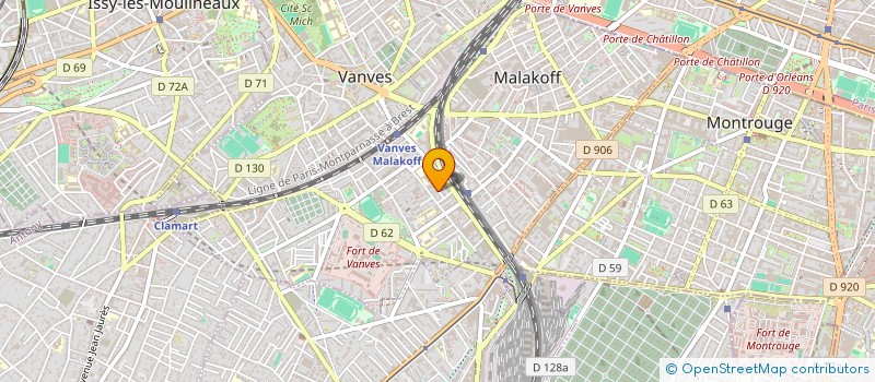 localisation de l'entreprise STRATEX ADVISORY  MALAKOFF