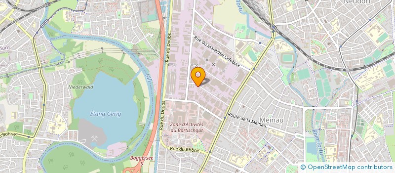 localisation de l'entreprise STRATHERM à STRASBOURG
