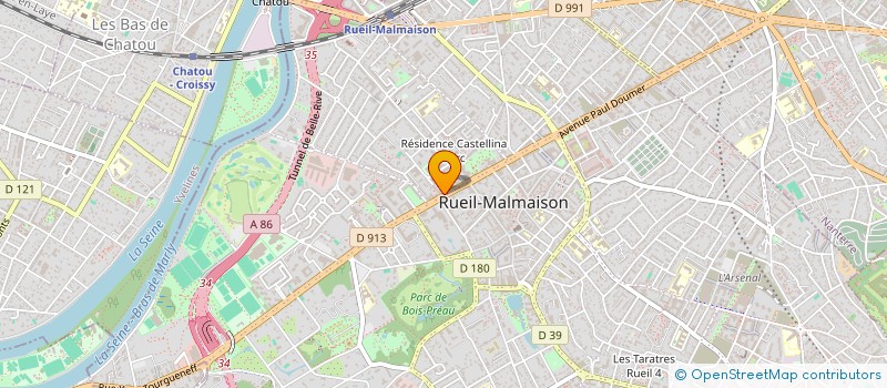 localisation de l'entreprise STRATHOM à RUEIL-MALMAISON