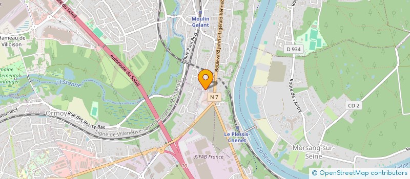 localisation de l'entreprise STRATINOX à CORBEIL-ESSONNES