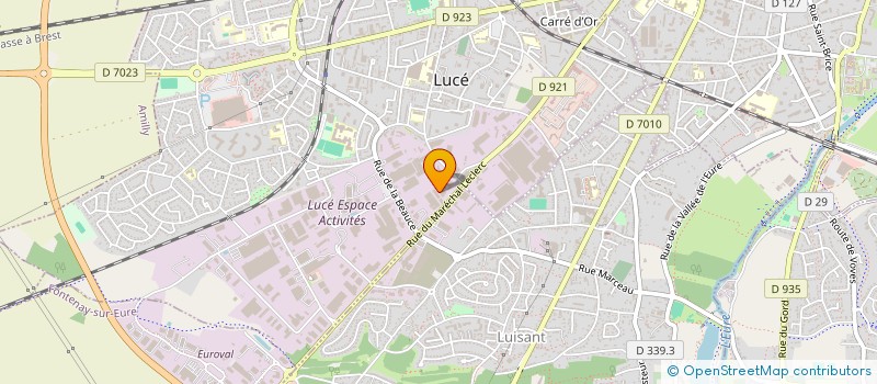 localisation de l'entreprise STRATLINE INDUSTRIES SA à LUCE