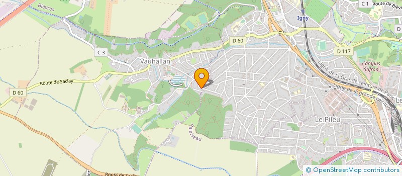localisation de l'entreprise STRATMED à VAUHALLAN