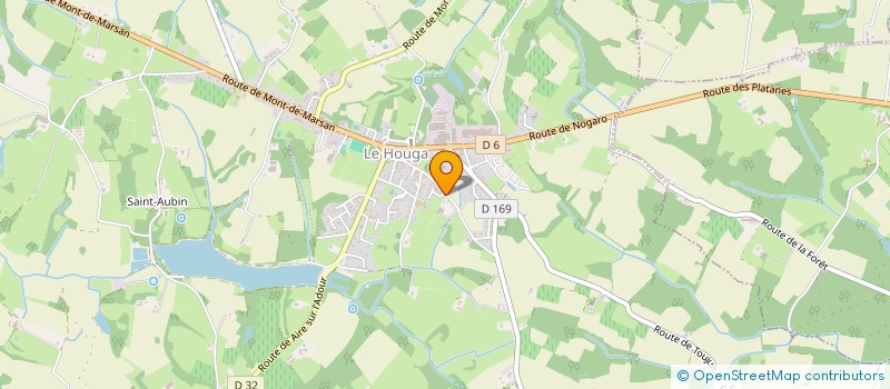 localisation de l'entreprise STRATNOVA  LE HOUGA