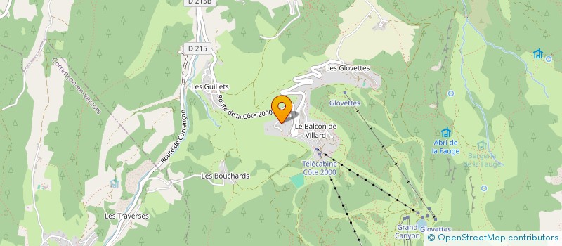 localisation de l'entreprise STRATO 1  LANS-EN-VERCORS