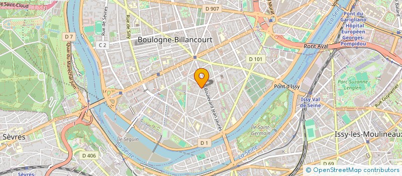 localisation de l'entreprise STRATOCOM à BOULOGNE-BILLANCOURT
