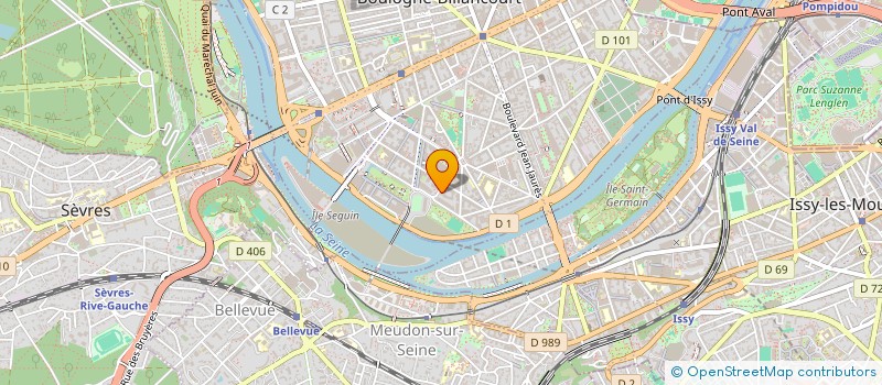 localisation de l'entreprise STRATOLIM à BOULOGNE-BILLANCOURT