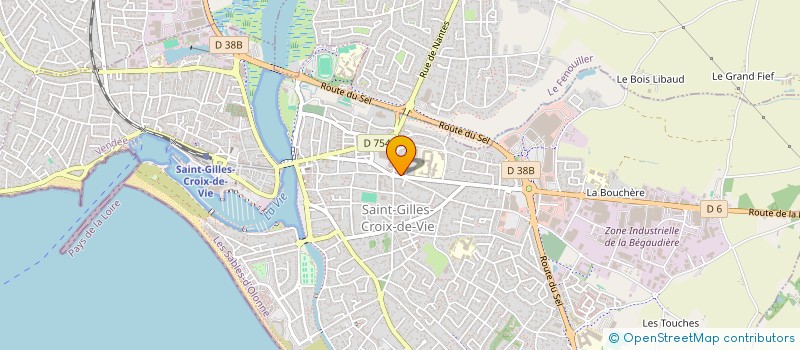 localisation de l'entreprise STRATON à SAINT-GILLES-CROIX-DE-VIE