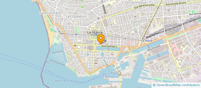 localisation de l'entreprise STRATONLINE à LE HAVRE
