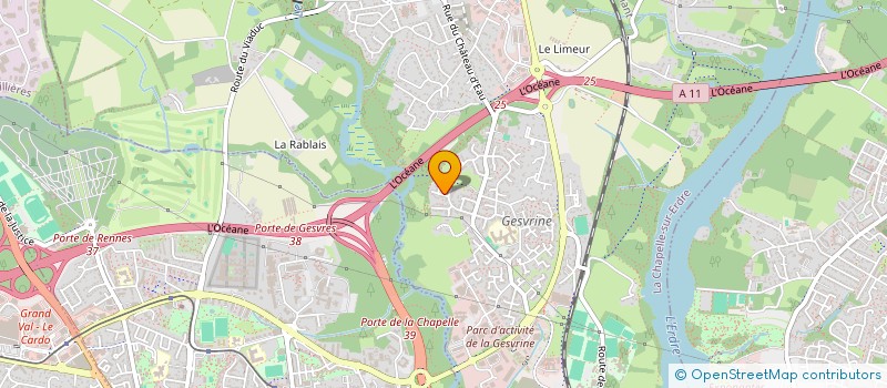 localisation de l'entreprise STRATOOM à LA CHAPELLE-SUR-ERDRE