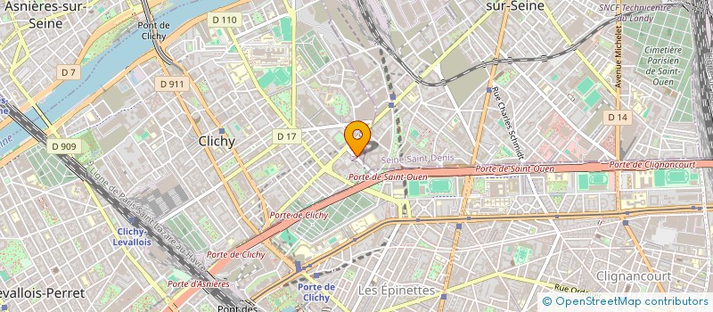 localisation de l'entreprise STRATOS CARRIERES à CLICHY