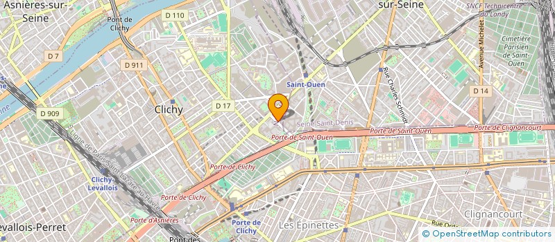 localisation de l'entreprise STRATOS DEVELOPPEMENT à CLICHY