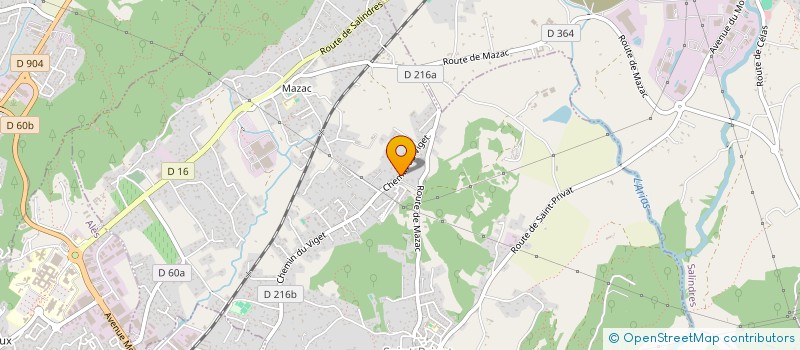 localisation de l'entreprise STRATOS INDUSTRIE  SAINT-PRIVAT-DES-VIEUX