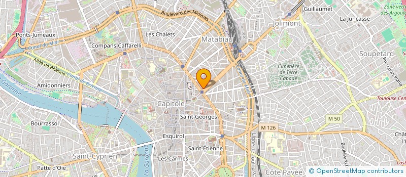 localisation de l'entreprise STRATOS INVEST  TOULOUSE