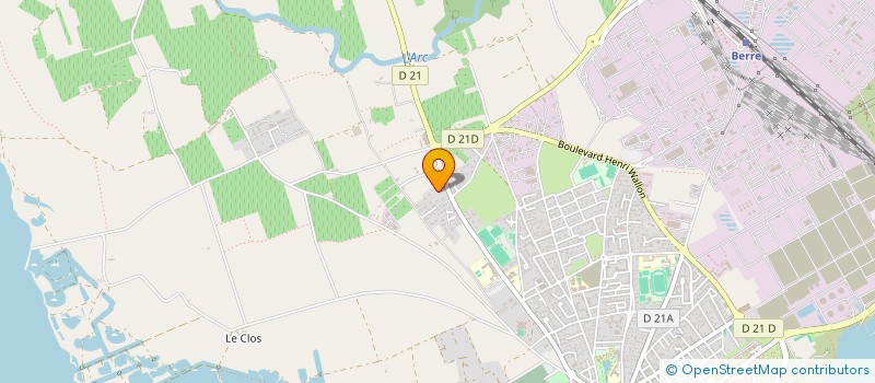 localisation de l'entreprise STRATOS INVEST à BERRE-L'ETANG