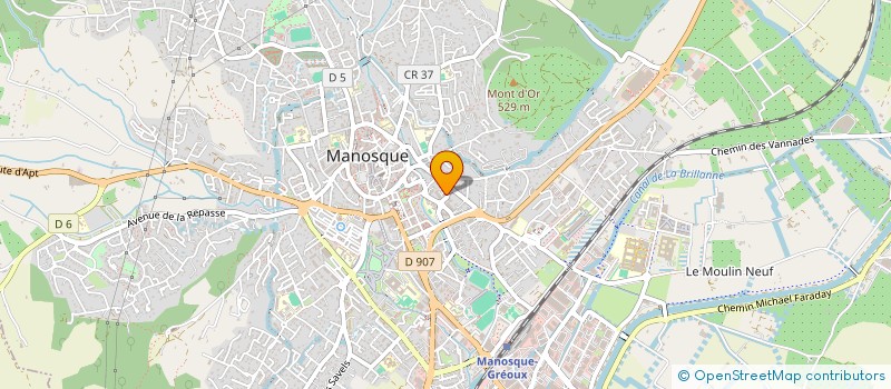 localisation de l'entreprise STRATOS TECHNOLOGIE à MANOSQUE