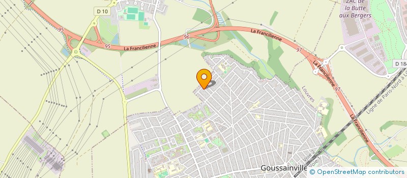 localisation de l'entreprise STRATOSCAN  GOUSSAINVILLE