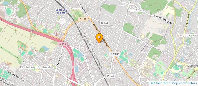 localisation de l'entreprise STRATOSPH'AIR à SAINT-PRIX