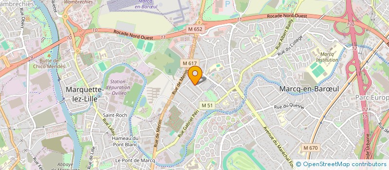 localisation de l'entreprise STRATOSSE INVEST à MARCQ-EN-BARŒUL