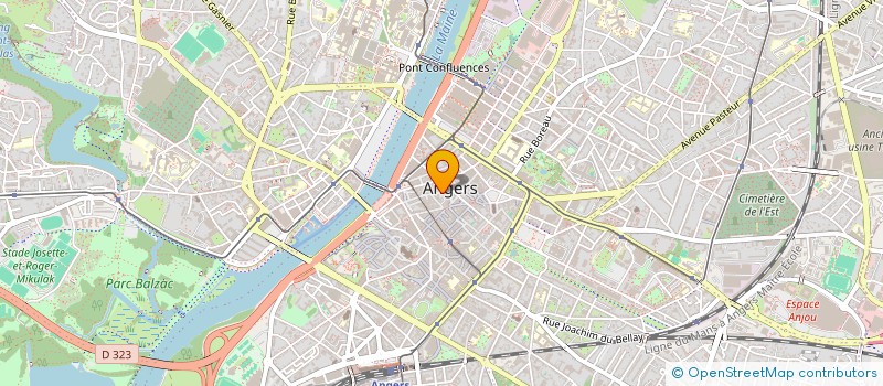localisation de l'entreprise STRATSPORT à ANGERS