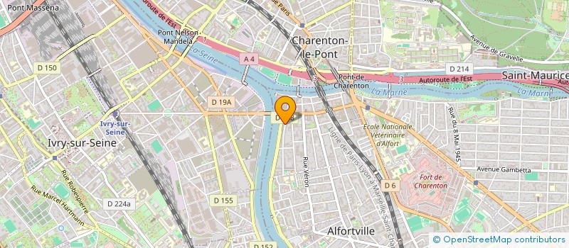 localisation de l'entreprise STRATTON BUREAUTIQUE à ALFORTVILLE