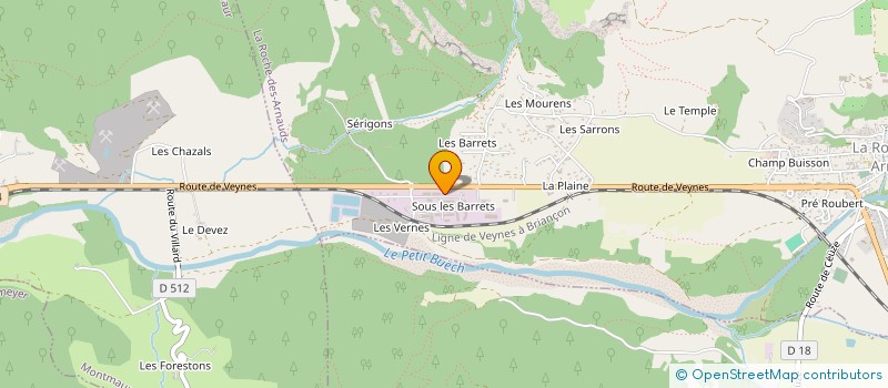 localisation de l'entreprise STRATTON BUSINESS  LA ROCHE-DES-ARNAUDS