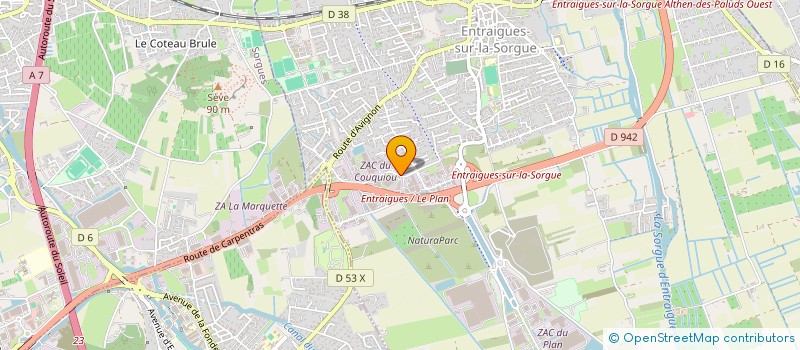 localisation de l'entreprise STRATTON DEVELOPPEMENT  ENTRAIGUES-SUR-LA-SORGUE