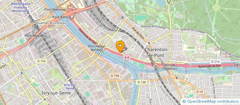 localisation de l'entreprise STRATTON DIGITAL à CHARENTON-LE-PONT