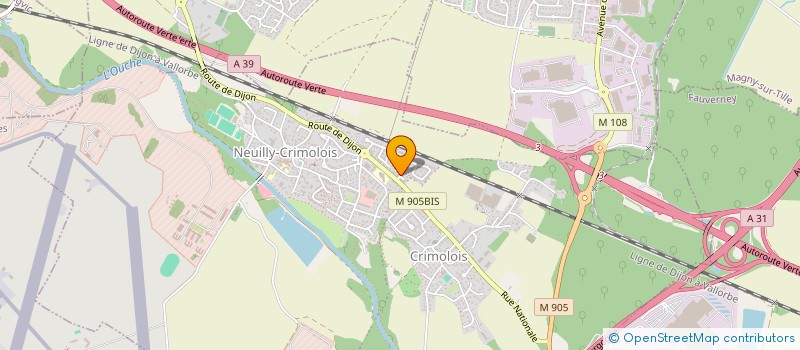 localisation de l'entreprise STRATTON INVEST  NEUILLY-CRIMOLOIS