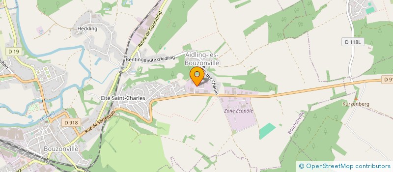 localisation de l'entreprise STRATTON RL  BOUZONVILLE