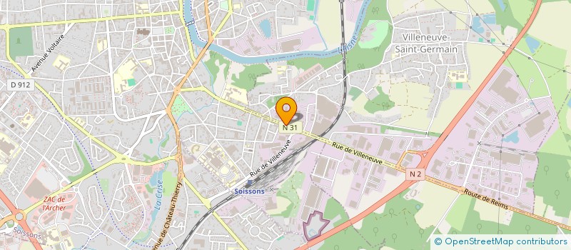 localisation de l'entreprise STRATTONE à VILLENEUVE-SAINT-GERMAIN