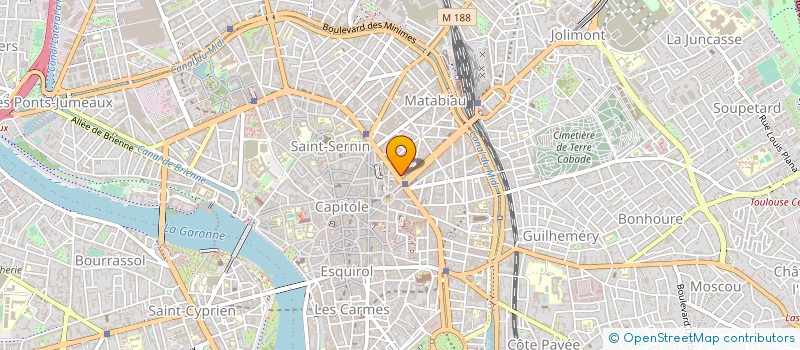 localisation de l'entreprise STRATUM AUVERGNE  TOULOUSE