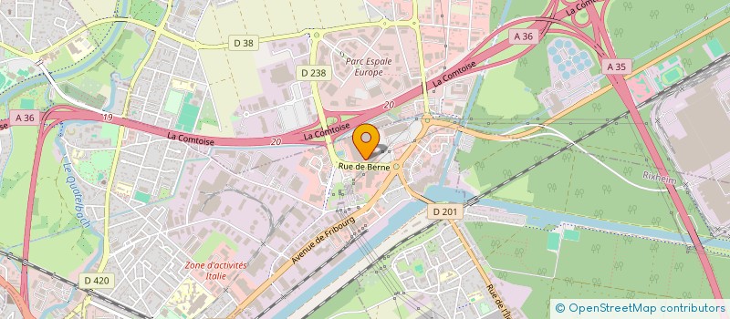 localisation de l'entreprise STRATUS  ILLZACH