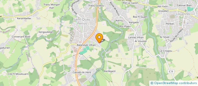 localisation de l'entreprise STRATUS  SAINT-QUAY-PERROS