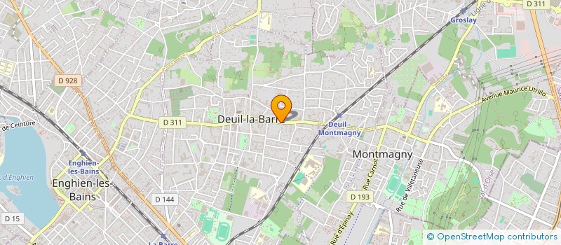 localisation de l'entreprise STRATUS SARL à DEUIL-LA-BARRE