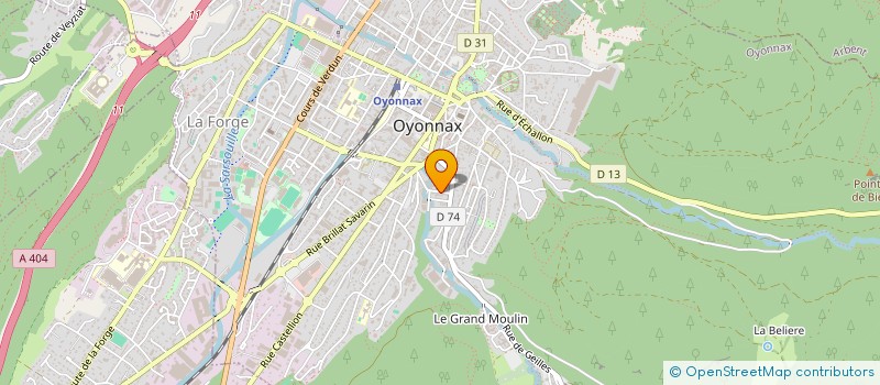 localisation de l'entreprise STRAUB ET FILS ASSOCIES à OYONNAX