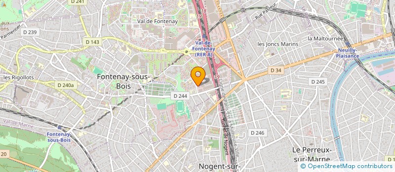 localisation de l'entreprise STRAUMANN  FONTENAY-SOUS-BOIS