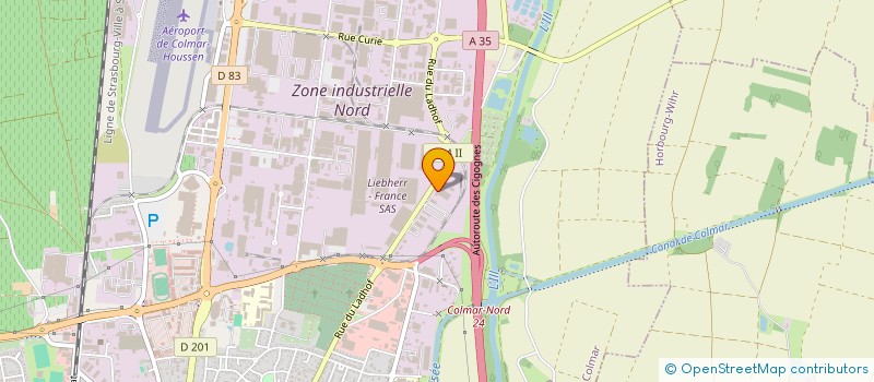 localisation de l'entreprise STRAUMANN FRERES  COLMAR