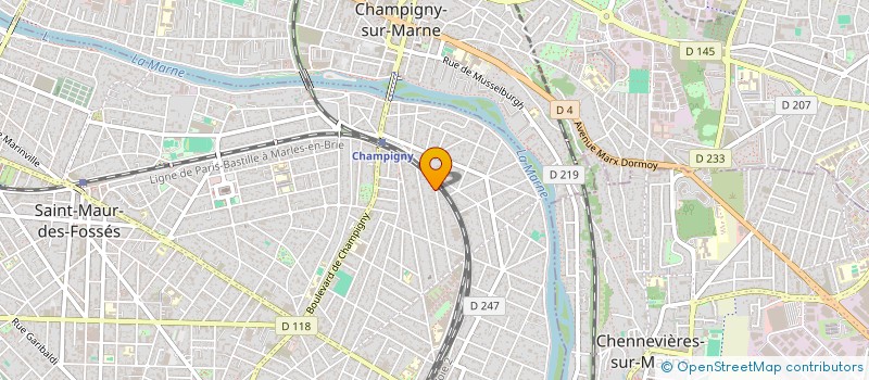 localisation de l'entreprise STRAUSS à SAINT-MAUR-DES-FOSSES