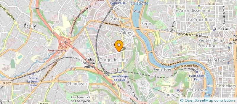 localisation de l'entreprise STRAUSS SARL à LYON