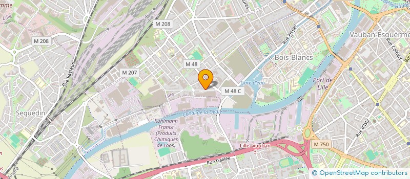 localisation de l'entreprise STRAWBERRY PROD à LILLE