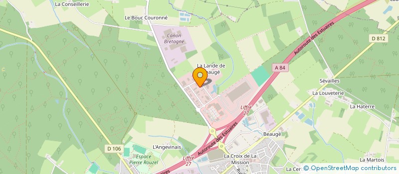 localisation de l'entreprise STRB à LIFFRE