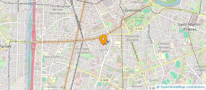 localisation de l'entreprise STRB  GRENOBLE